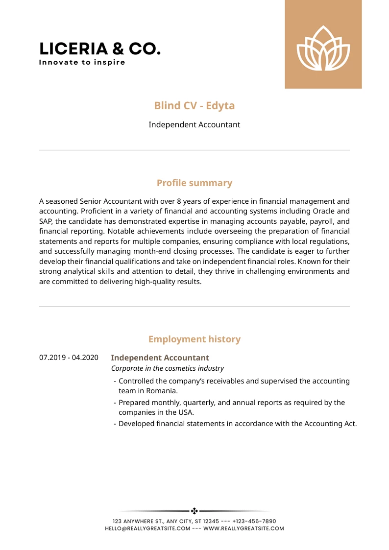 Modern Resume Template